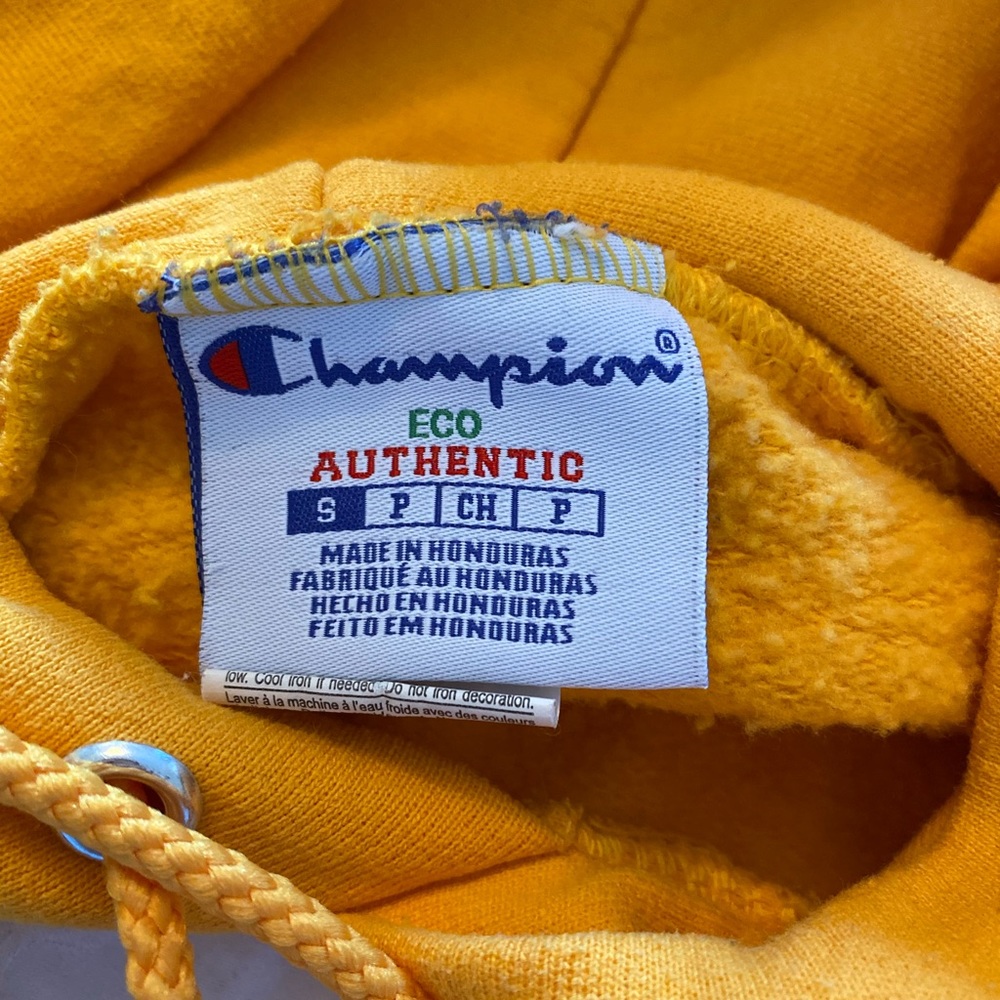 Champion Mustard Yellow Hoodie